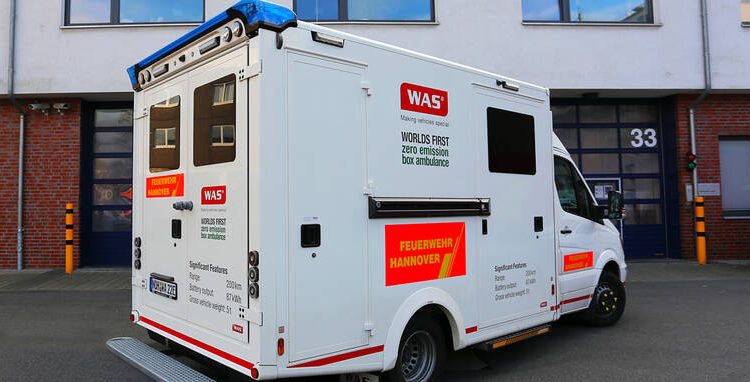 Germania, i Vigili del Fuoco di Hannover testano ambulanza completamente elettrica | Emergency Live 2