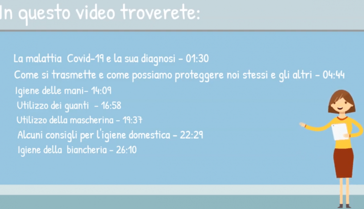 Vademecum per proteggere i familiari dal Covid: ecco il video tutorial per i caregiver