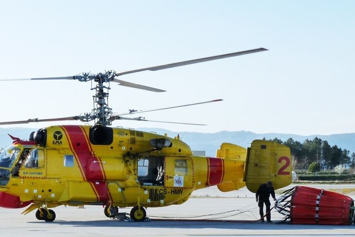 Portugal vai enviar seis helicópteros Kamov de combate a incêndios para a Ucrânia