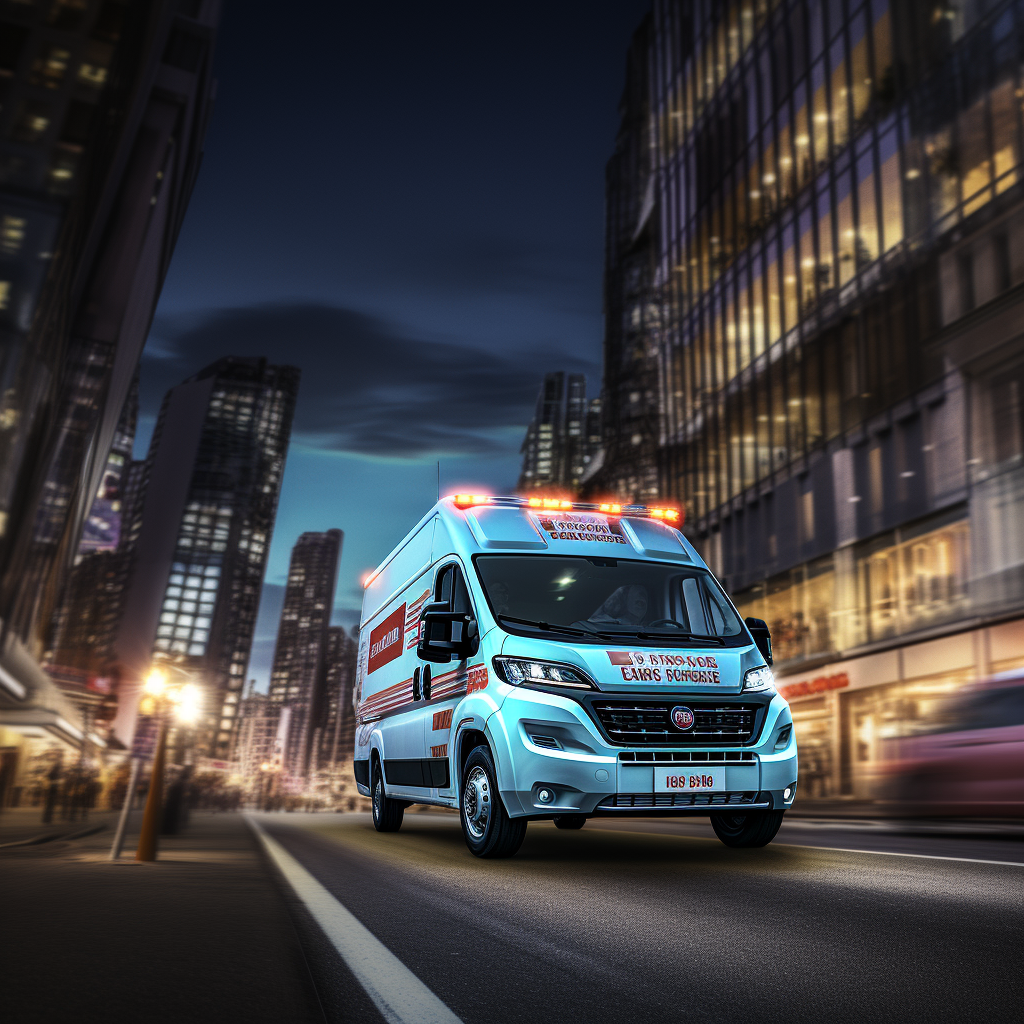 a_fiat_ducato_ambulance_whizzes_through_heavy_city_traffic