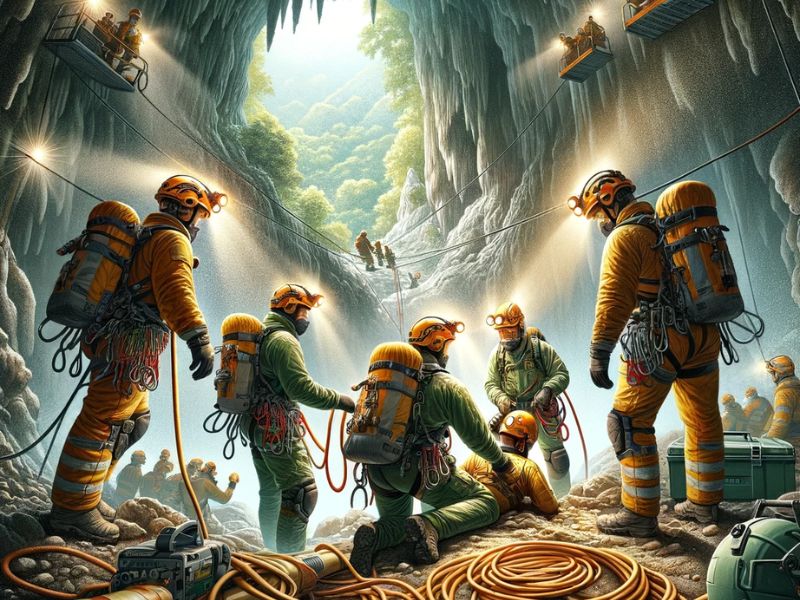 Strategie e sfide nel soccorso in grotta: una panoramica