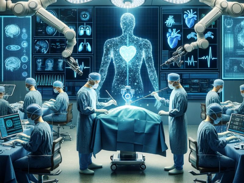 L'avanguardia della chirurgia l'integrazione dell'AI