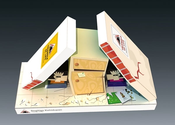 earthquake safety tips triangle of life