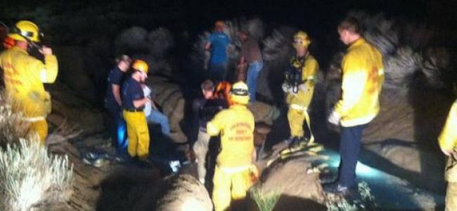 Emergency Live | Animal rescue: Horse saved into a ravine in San Bernardino