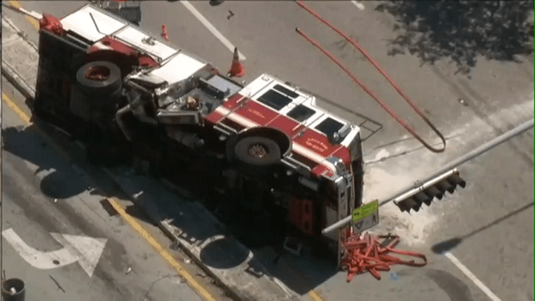 Emergency Live | VIDEO - Miami ambulance collide with Fire Truck