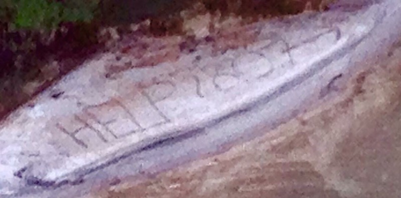 Emergency Live | Like "Cast Away": Tourist saved after writing HELP in sand image 2