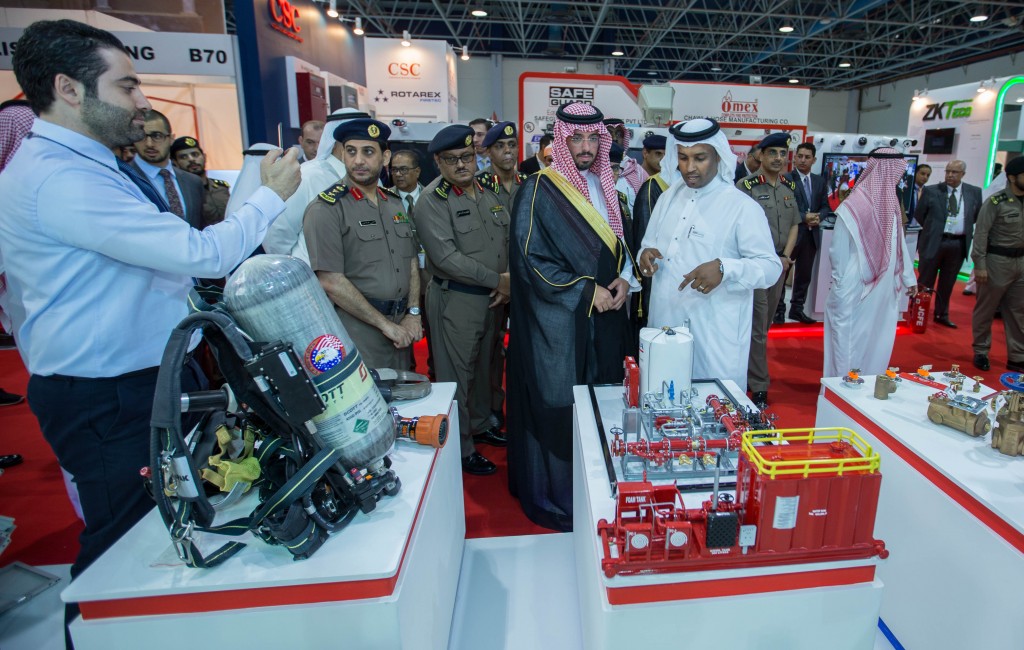 HH Saud Bin Abdullah Bin Jalawi Al Saud opens Intersec KSA