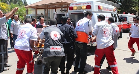 Emergency Live | How Palestine Red Crescent faced and treated a suicide bomber? A video from Ramallah image 1