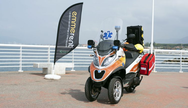 Ārkārtas tiešraide Motociklu ātrā palīdzība vai ātrās palīdzības automašīna - kāpēc Piaggio Mp3? 4. attēls