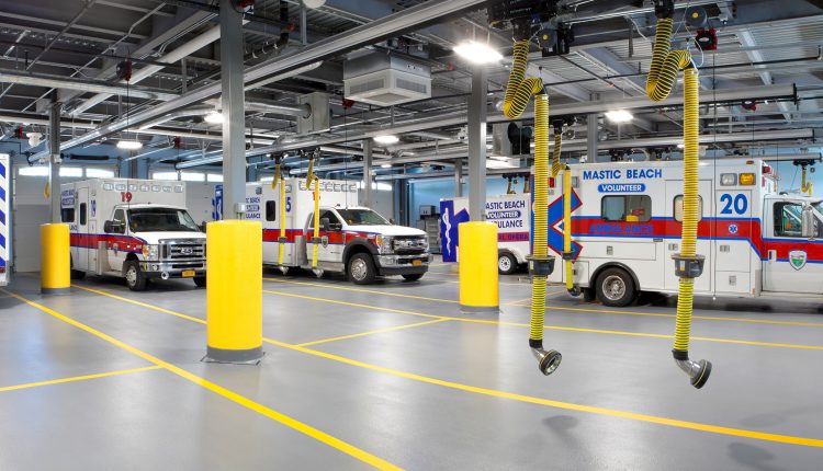 Emergency Live | Million Mastic Beach Ambulance company headquarters finally-out finished by Stalco Construction and L.K. McLean Associates image 3