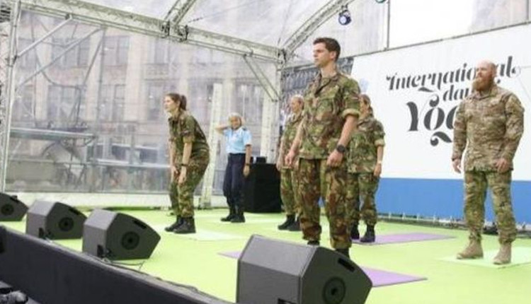 Emergency Live | International Yoga Day, introduction of yoga practice in the Dutch Army and Police training