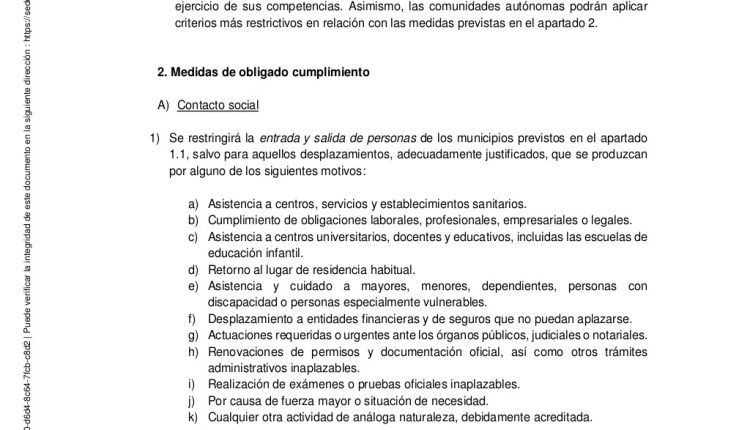 Urgence en direct | COVID-19 en Espagne: débats sur les nouvelles restrictions par le ministère de la Santé image 6