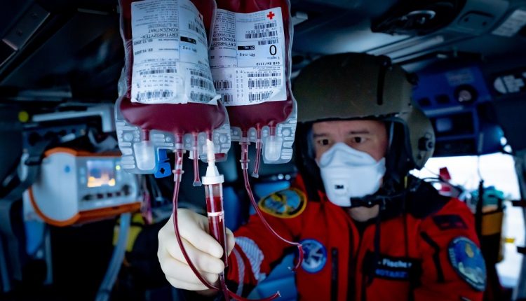 HEMS, ADAC Air Rescue project in Germany for transporting patients in need of blood by helicopter 1