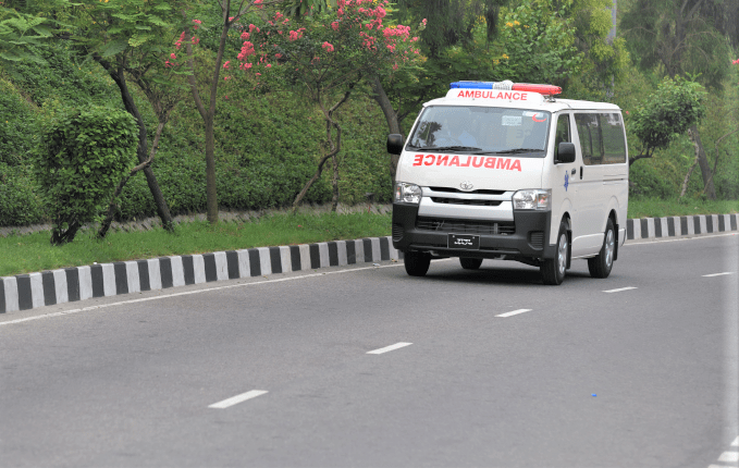 Ambulance, how is the rescue network organized in Bangladesh?