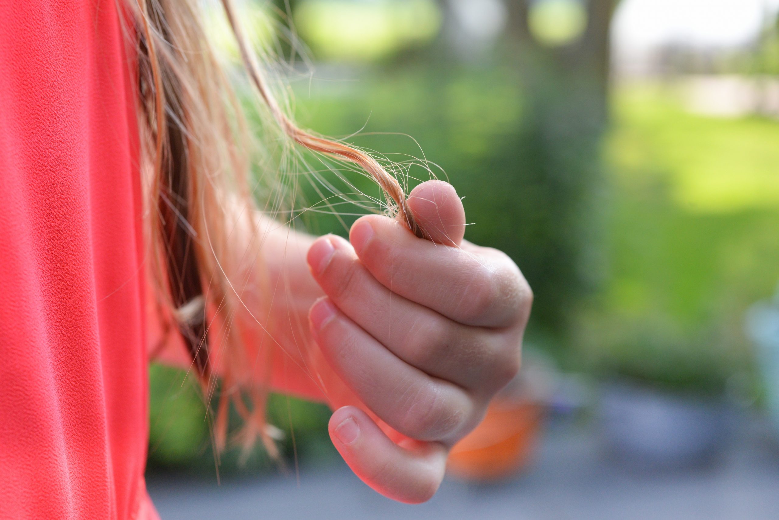 Trichotillomania, or the compulsive habit of pulling out hair and hairs