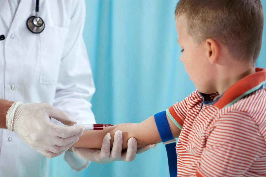 Prist test in adults and children, normal and pathological values