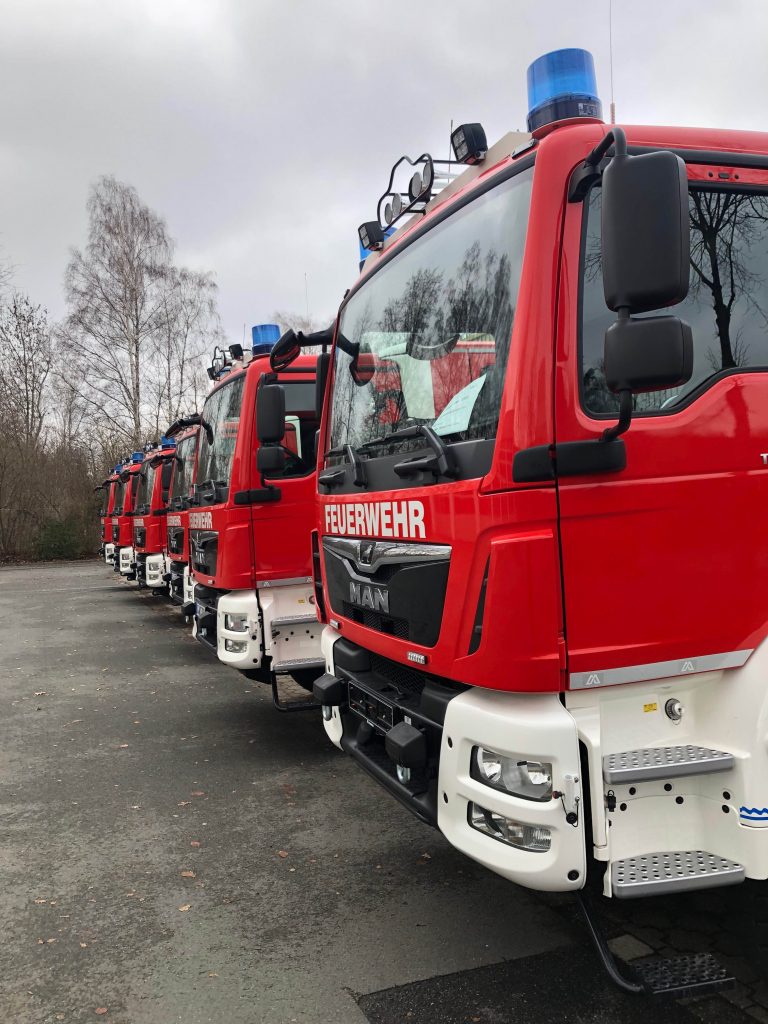 Firetruck and future, new arrival at Allison Transmission Italy