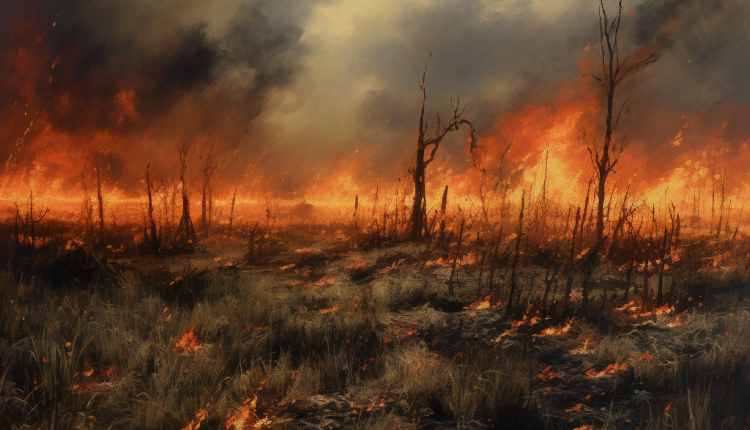 robertssrl a field burnt by fire