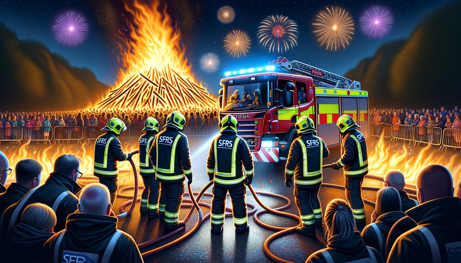 firefighters scotland bonfire night