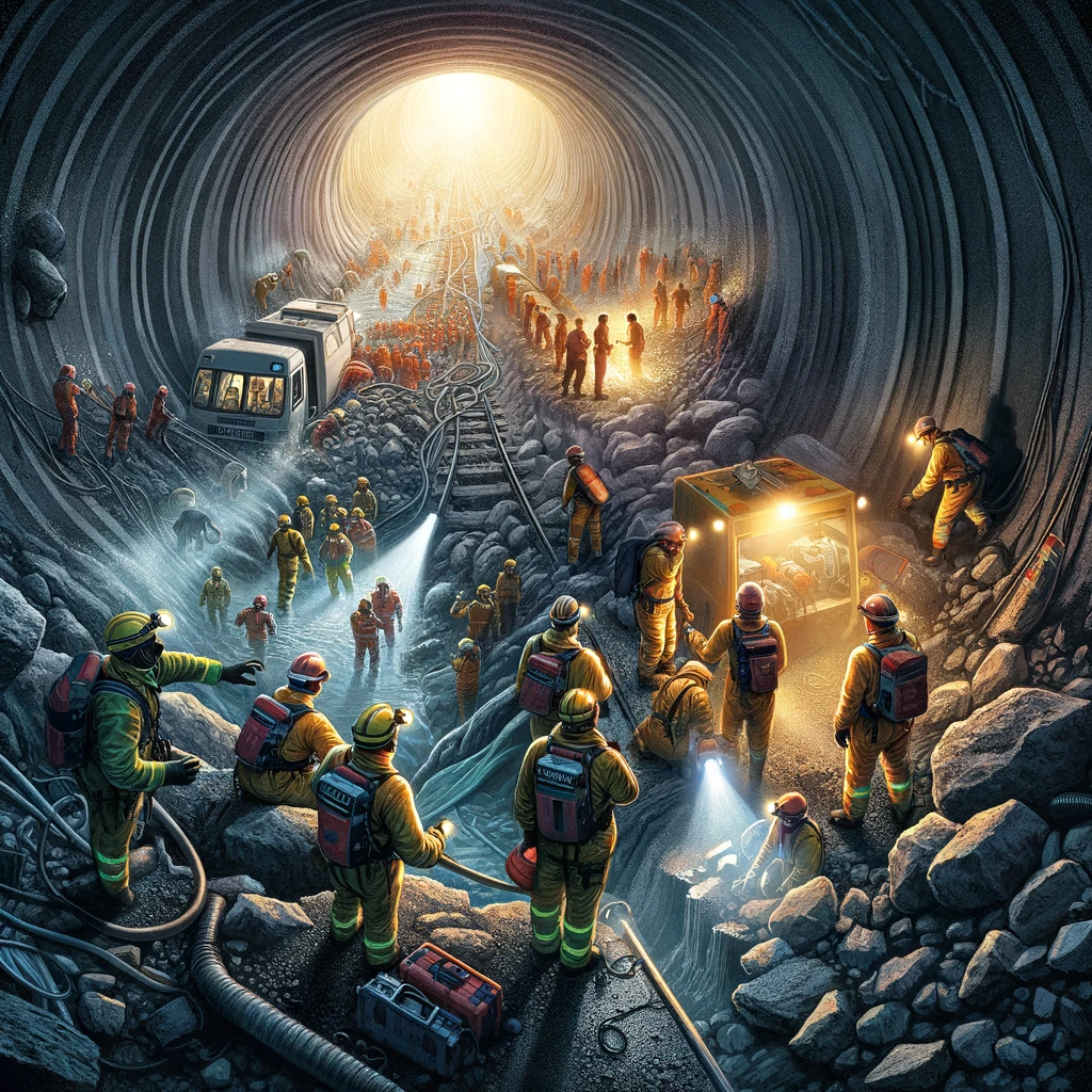 rescue tunnel india
