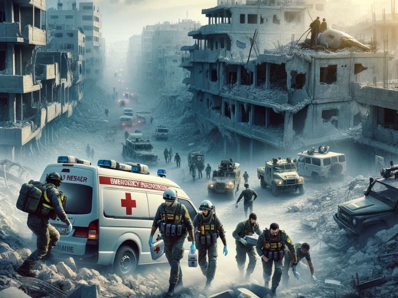Gaza War The Raid in Jenin Paralyzing Hospitals and Rescue Efforts