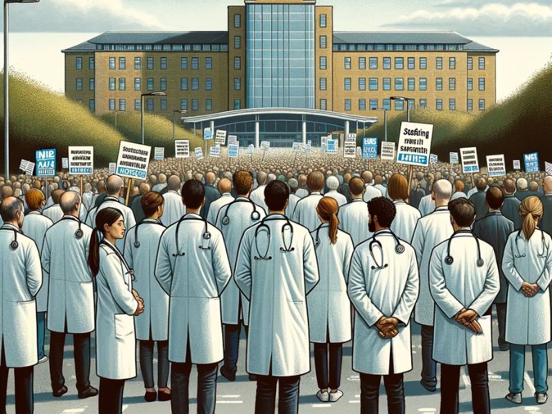 Doctors' strike in England, the longest in NHS history